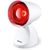 Beurer IL11 - Lámpara por infrarrojos compacta- 100 W- 5 niveles inclinación- alivio para dolores musculares- cervicales…